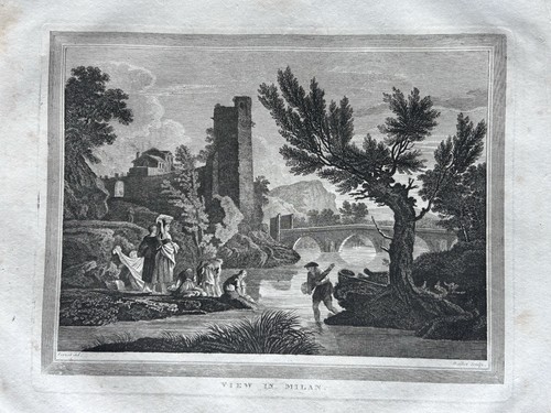 1817 ansicht mailand - 1817,