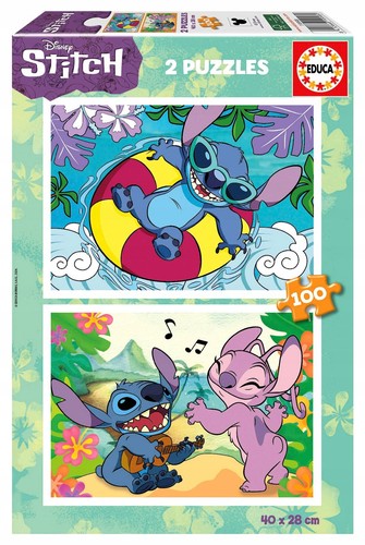 Educa 2x100 teile stich - educa, disney