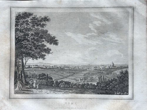1817 ansicht von - 1817, rom,