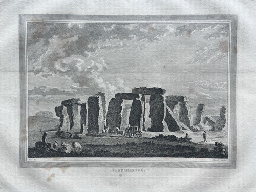 1817 stone henge england - stone, henge,