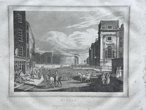 1817 ansicht von dublin - ansicht,